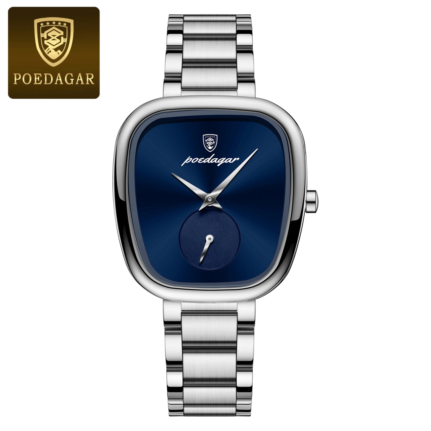 POEDAGAR Luxury Women's Watch – Waterproof Stainless Steel Quartz