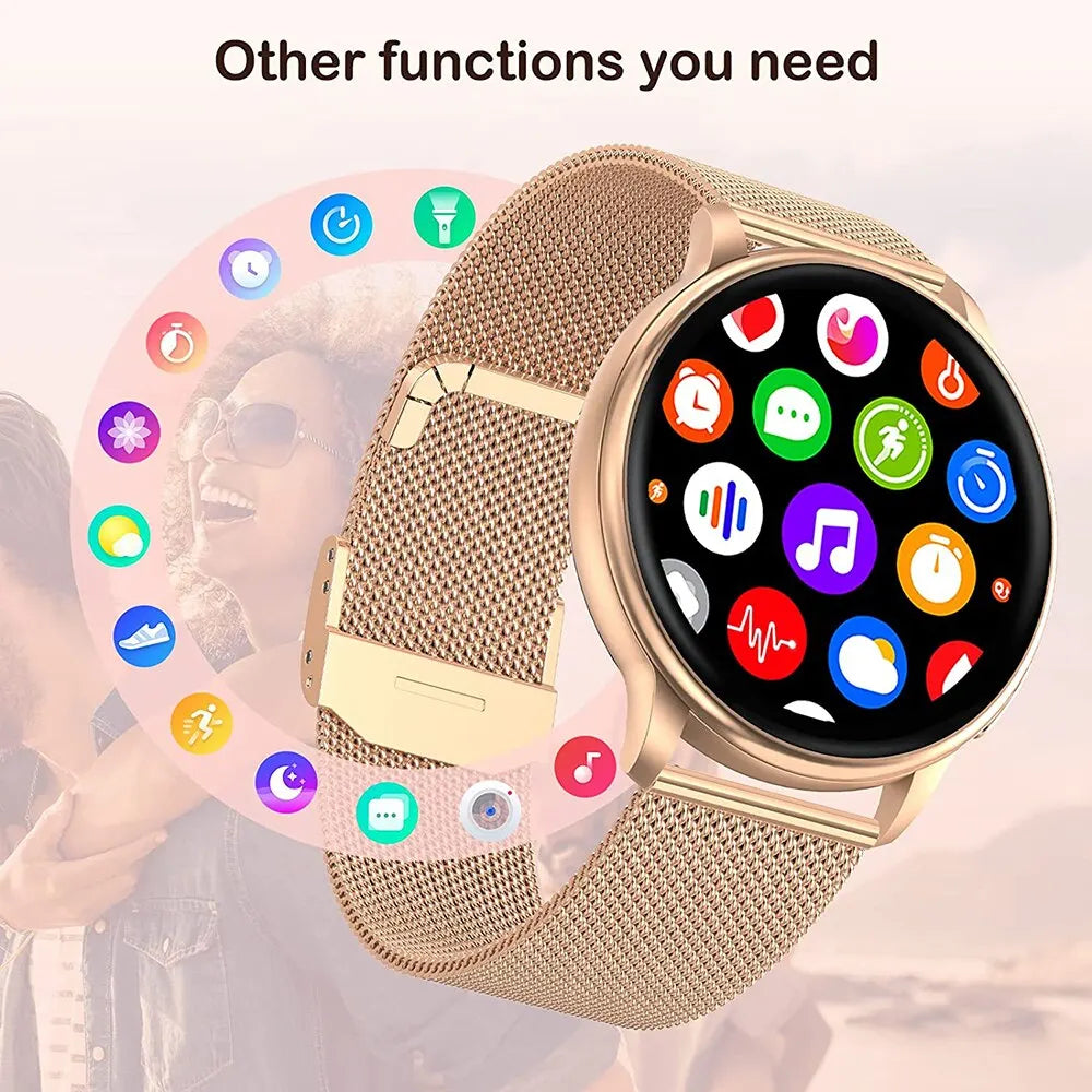 MEVADEN Y22 Smart Watch – Bluetooth Call, Custom Dial, Fitness Tracker for Android & iOS
