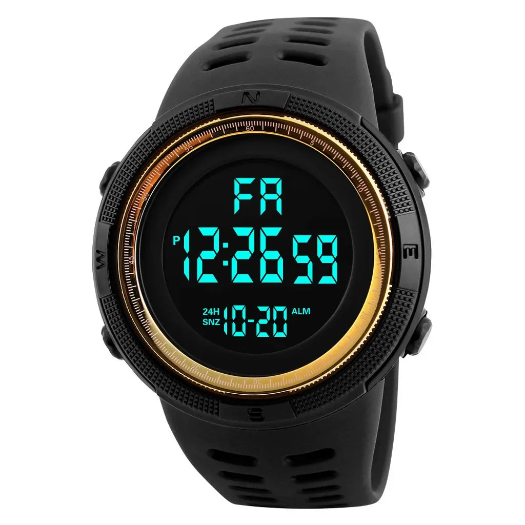 YIKAZE Y01 Military Sports Watch for Men – Waterproof Digital Multifunctional Watch
