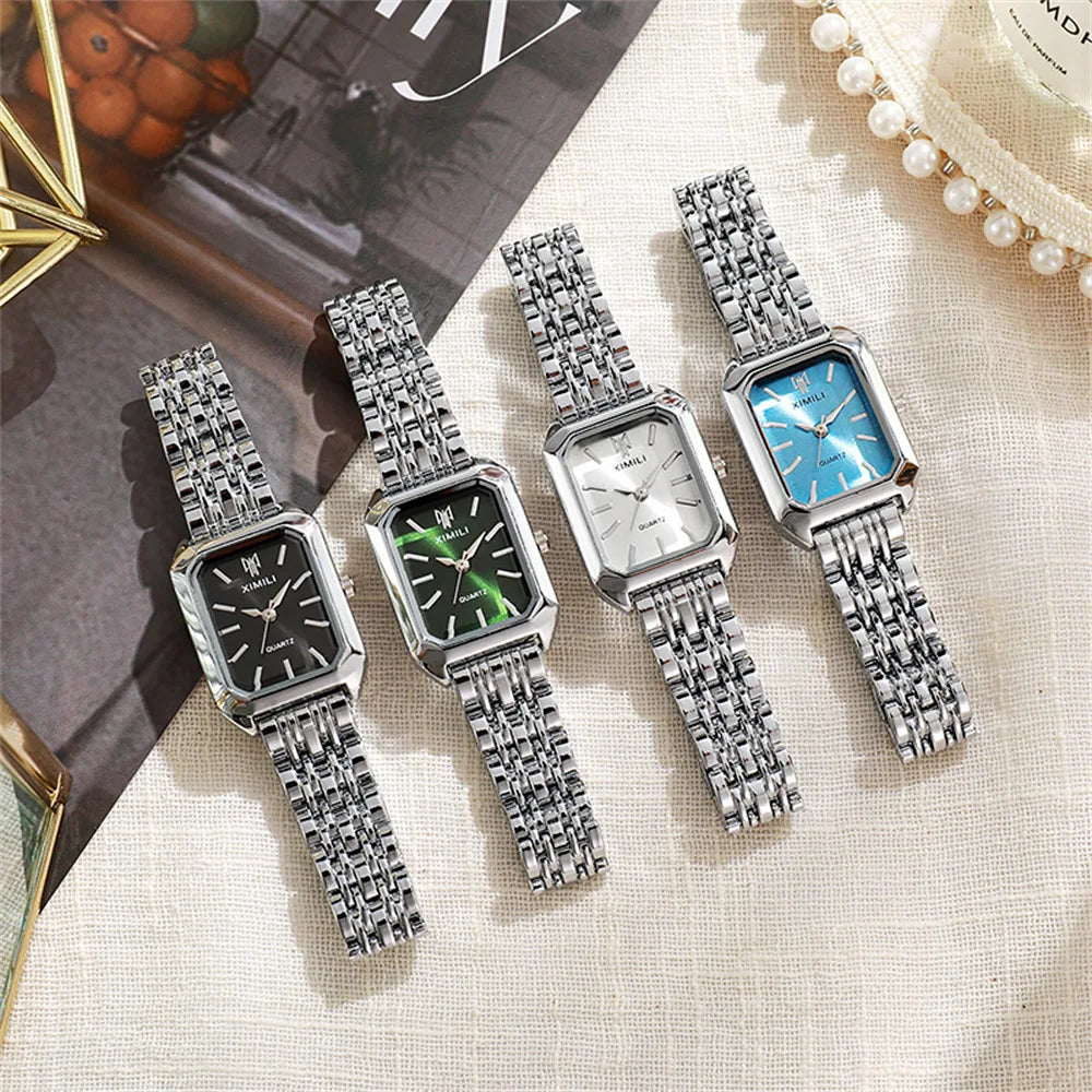 YIKAZE 2024 Women's Luxury Stainless Steel Quartz Watch – Fashion & Business