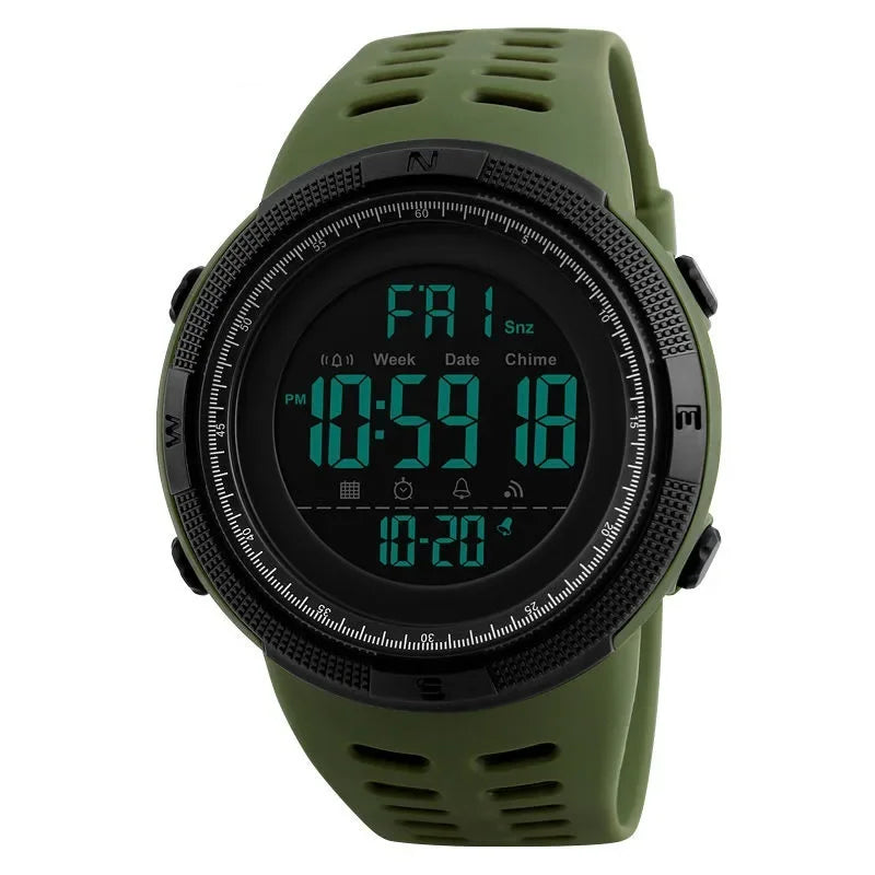 YIKAZE Y01 Military Sports Watch for Men – Waterproof Digital Multifunctional Watch