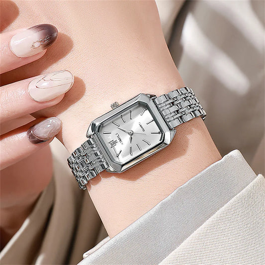 YIKAZE 2024 Women's Luxury Stainless Steel Quartz Watch – Fashion & Business