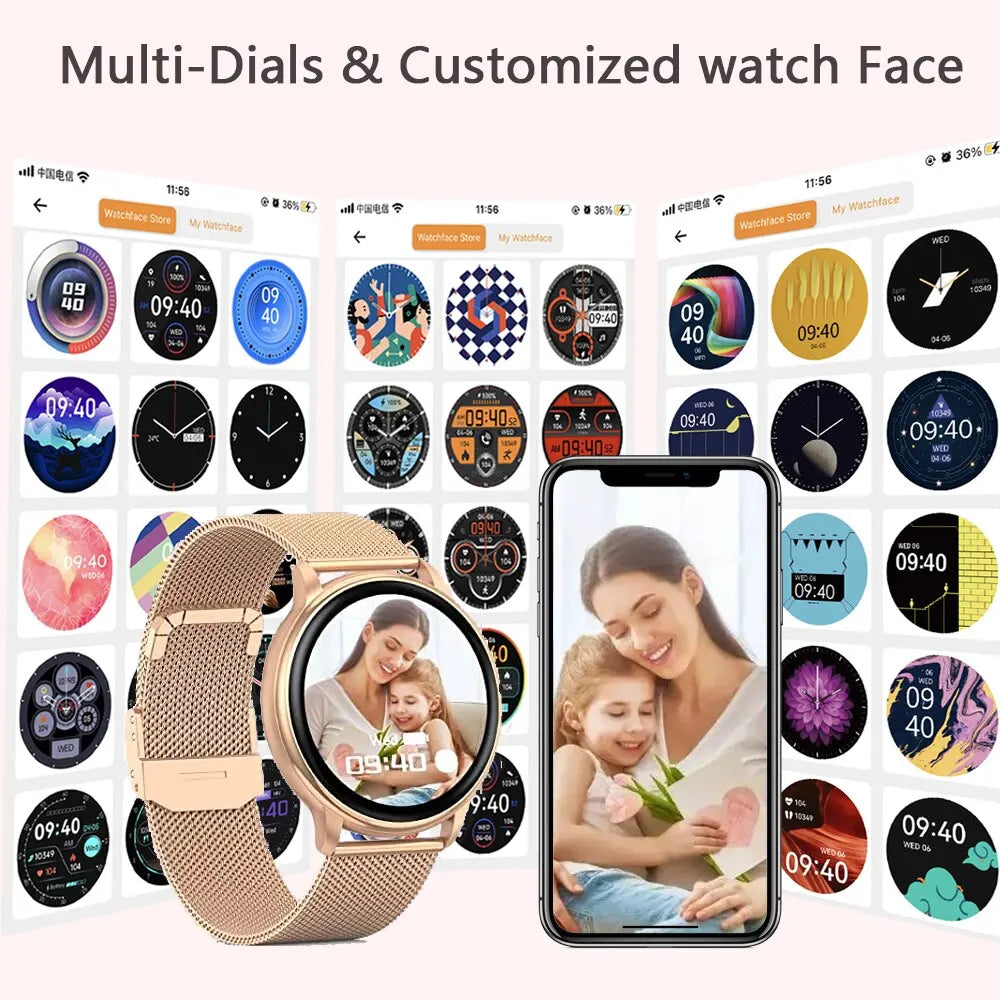 MEVADEN Y22 Smart Watch – Bluetooth Call, Custom Dial, Fitness Tracker for Android & iOS
