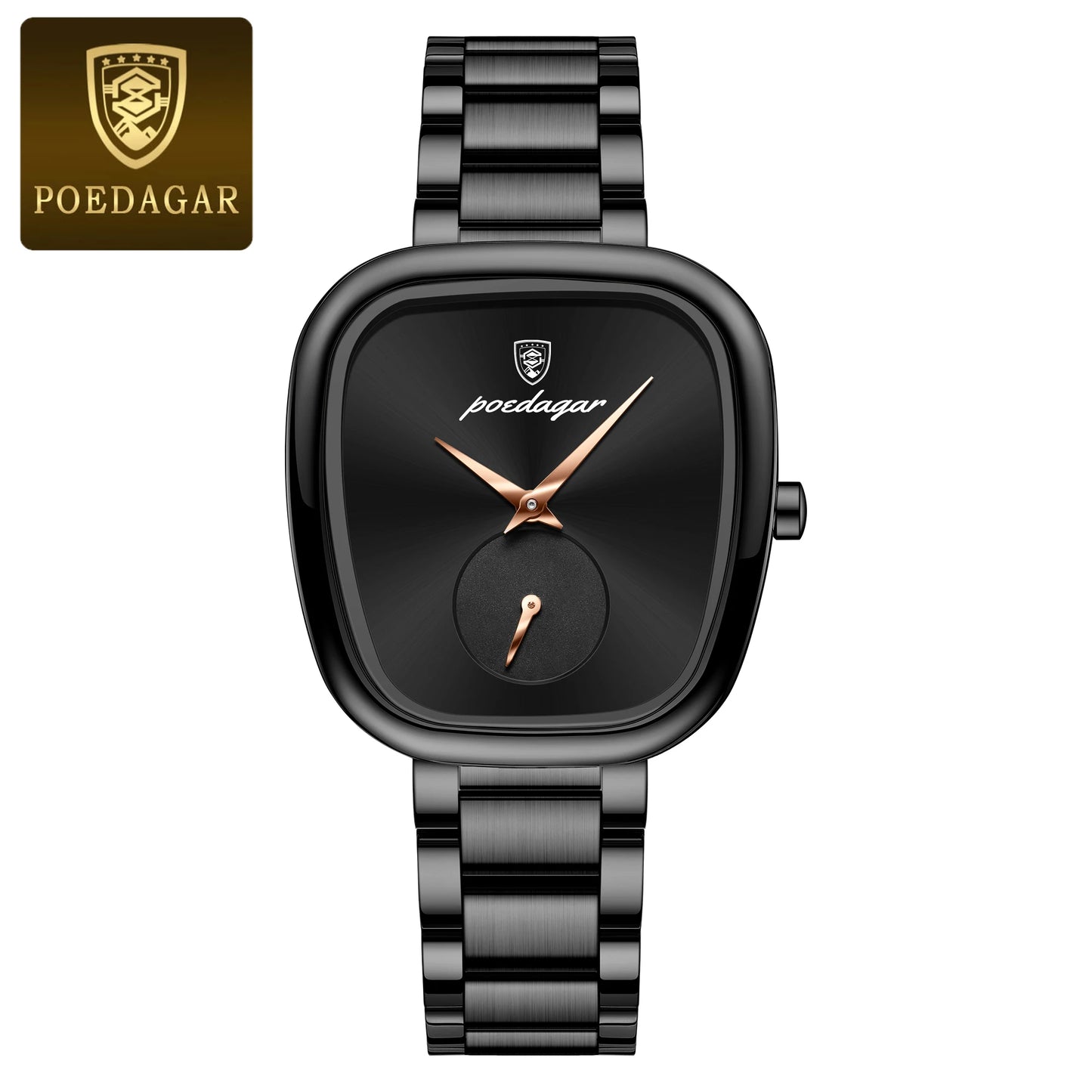 POEDAGAR Luxury Women's Watch – Waterproof Stainless Steel Quartz