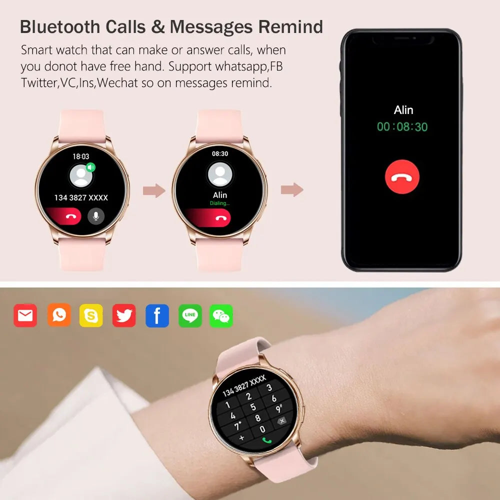 MEVADEN Y22 Smart Watch – Bluetooth Call, Custom Dial, Fitness Tracker for Android & iOS